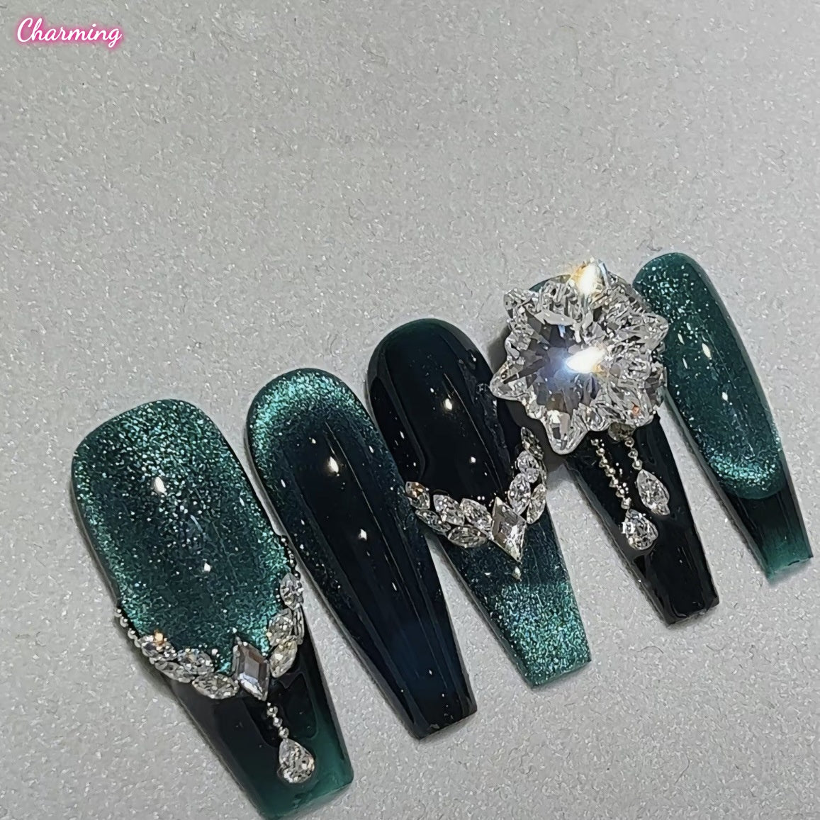 Ocean’s Heart / Handmade Nails