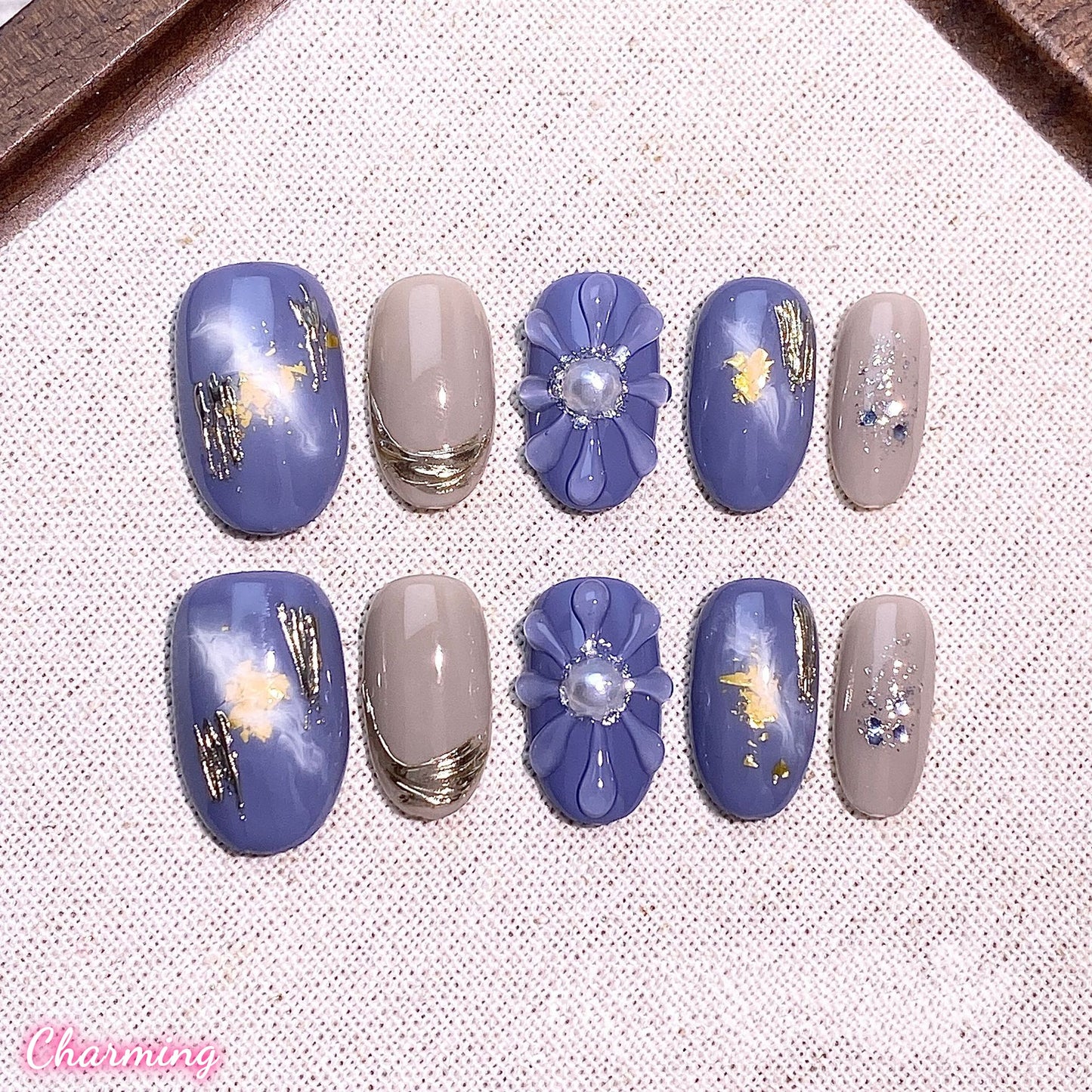Tranquil Nude/ Handmade Nails