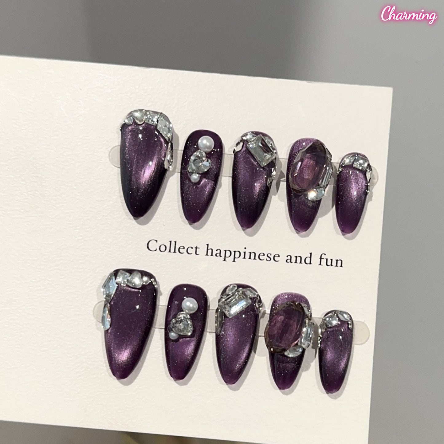 The Amethyst Night / Handmade Nails