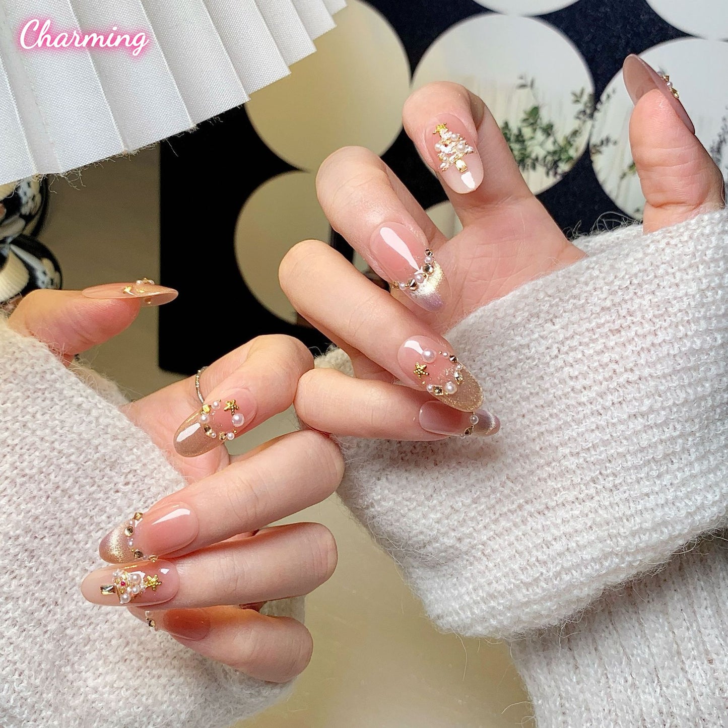 Christmas Carol / Handmade Nails