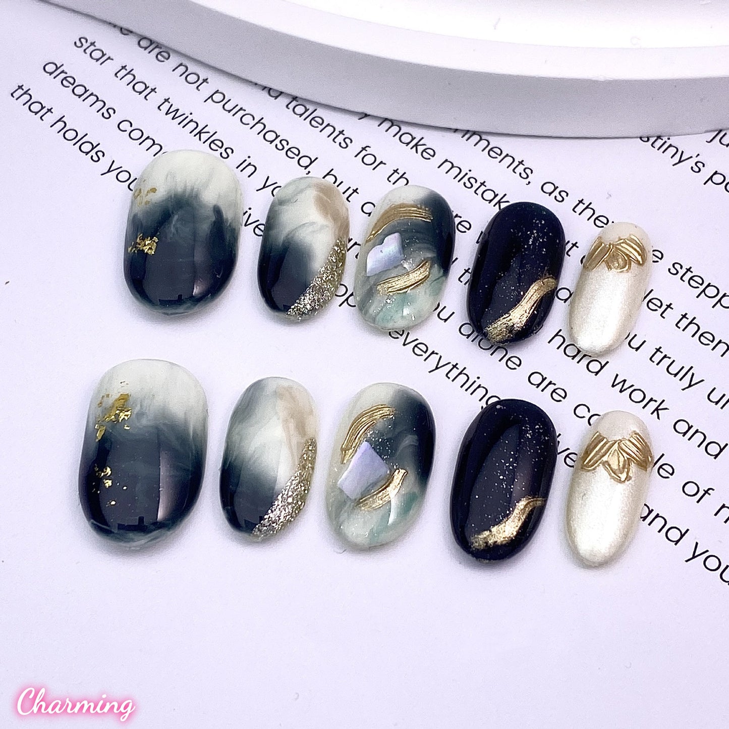 Smoke in the Void / Handmade Nails