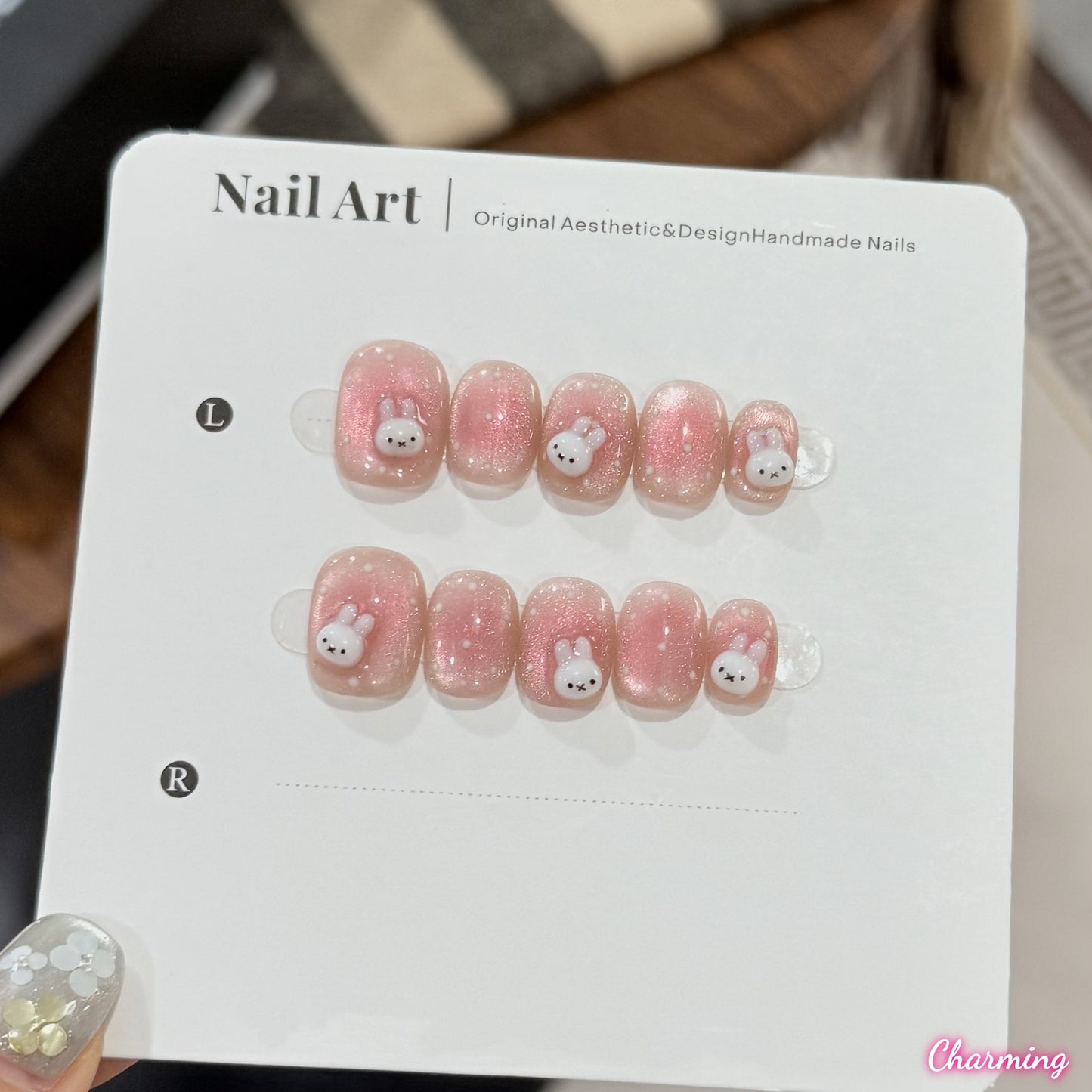 Bunny Blush / Handmade Nails