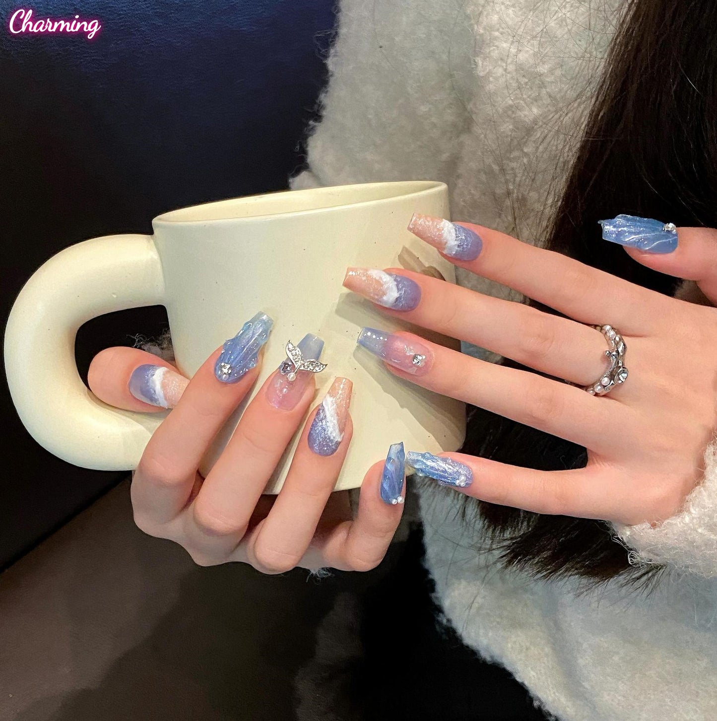 Mermaid Tide / Handmade Nailsems