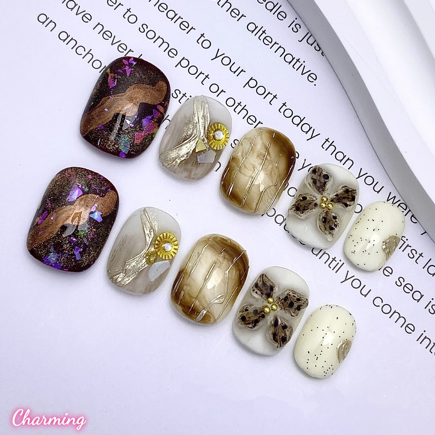 Glimmer of Yesterday / Handmade Nails