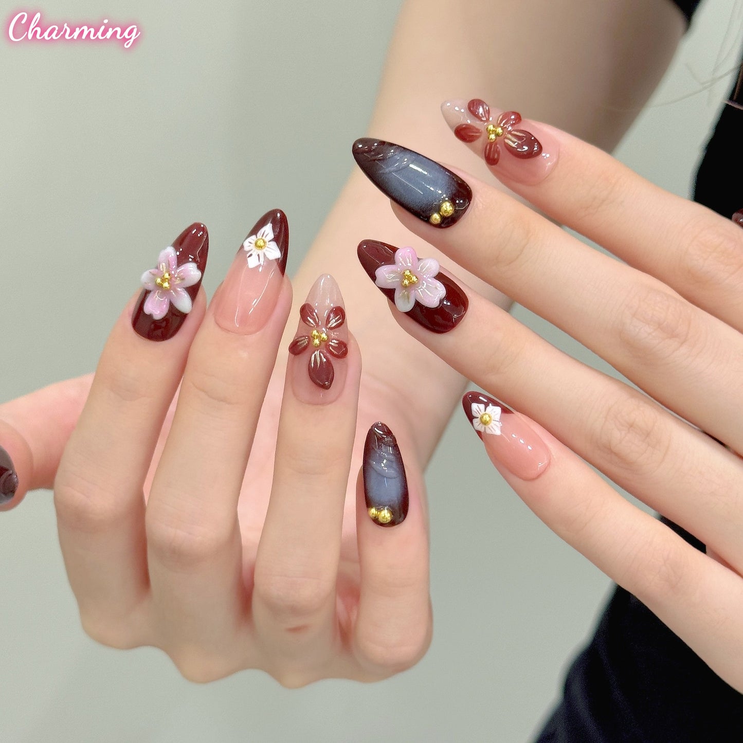 Autumn Whisper/ Handmade Nails