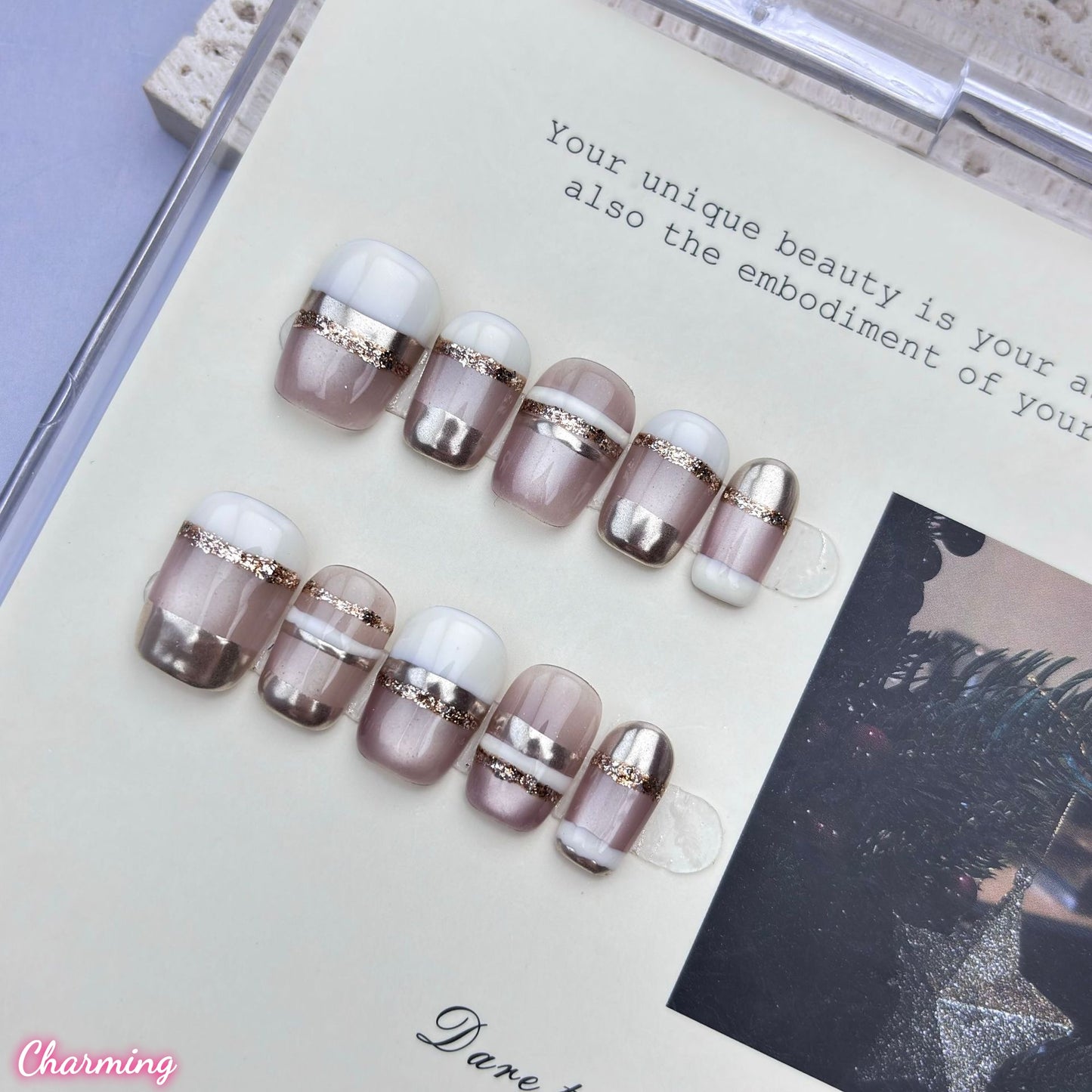 Spatial Lines / Handmade Nails