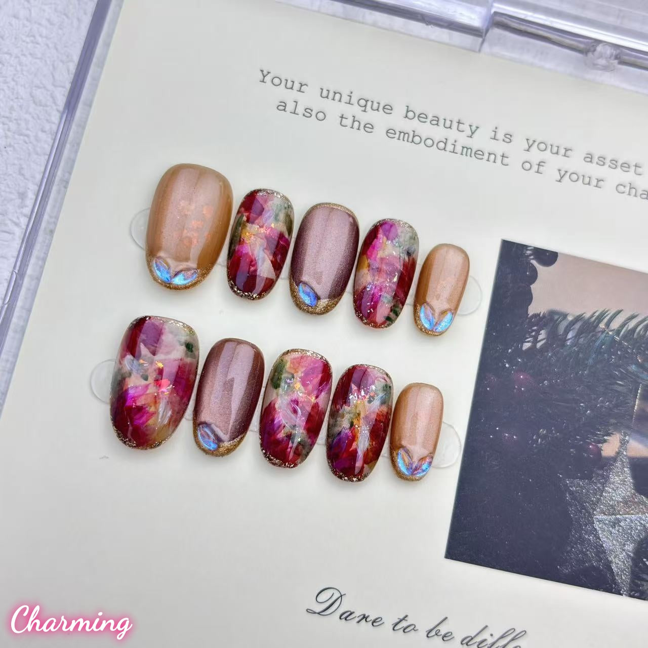 Floral Muse / Handmade Nails