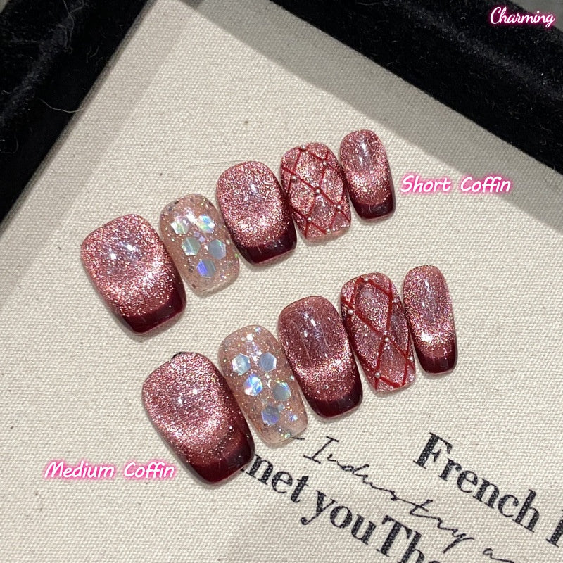 The Color of Christmas Eve / Handmade Nailsems
