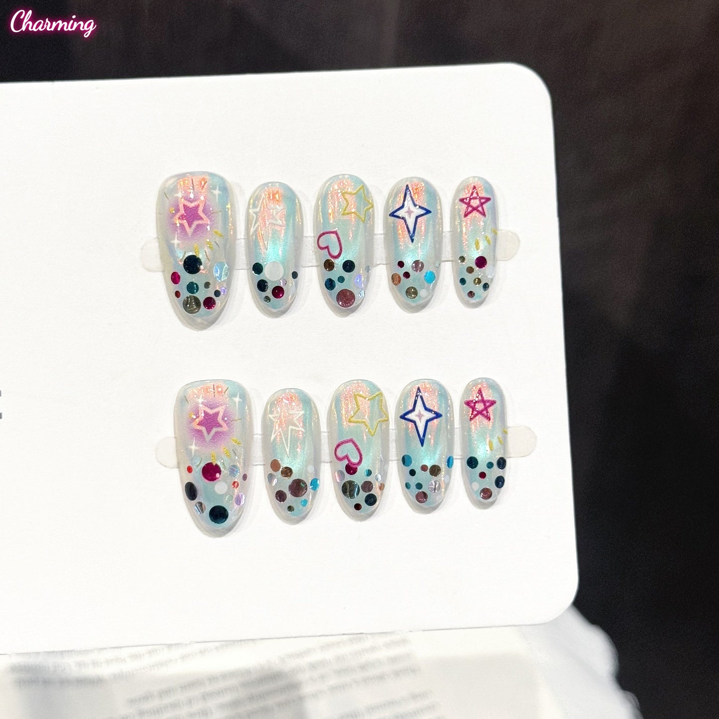 Neon Memory / Handmade Nailsems