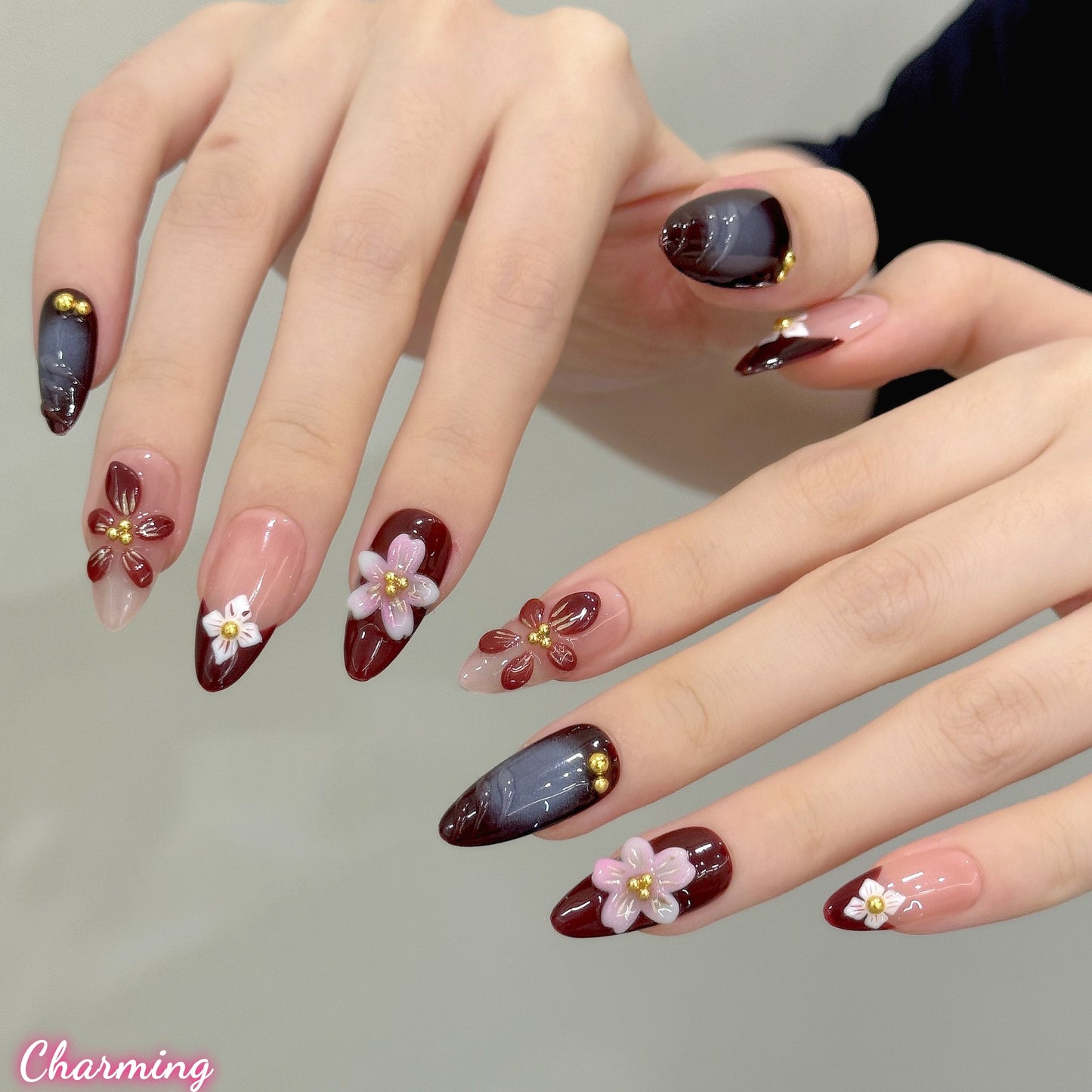 Autumn Whisper/ Handmade Nails