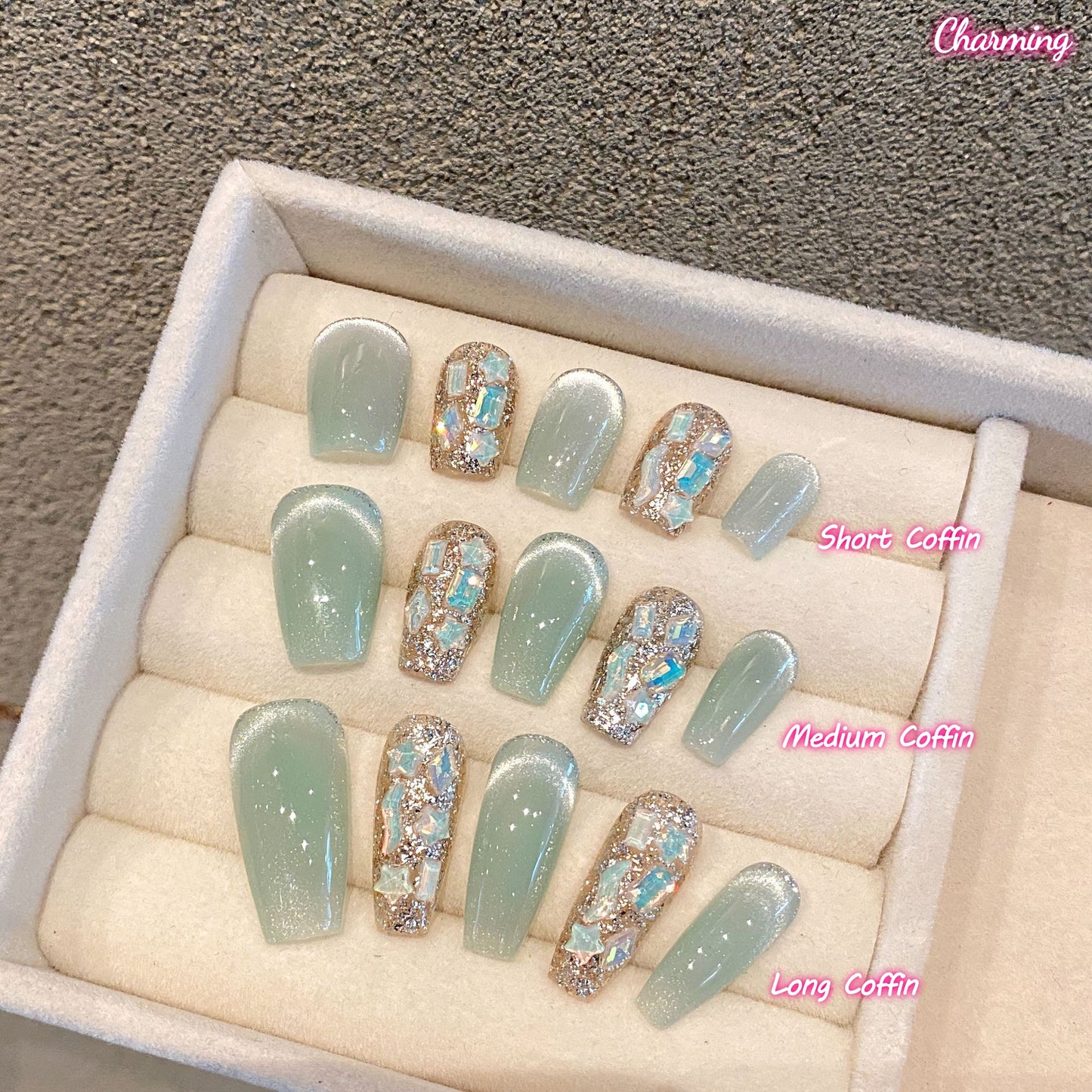 The Jewel That Breathes / Handmade Nails