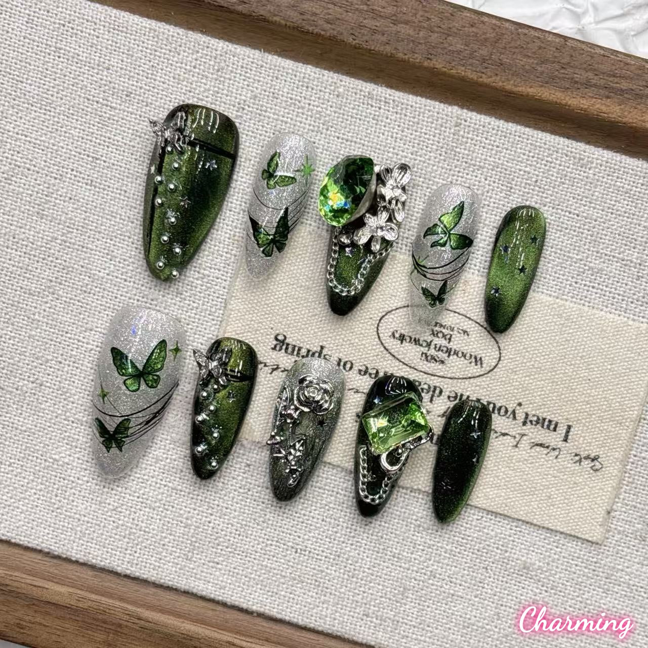 Meadow Wings / Handmade Nails