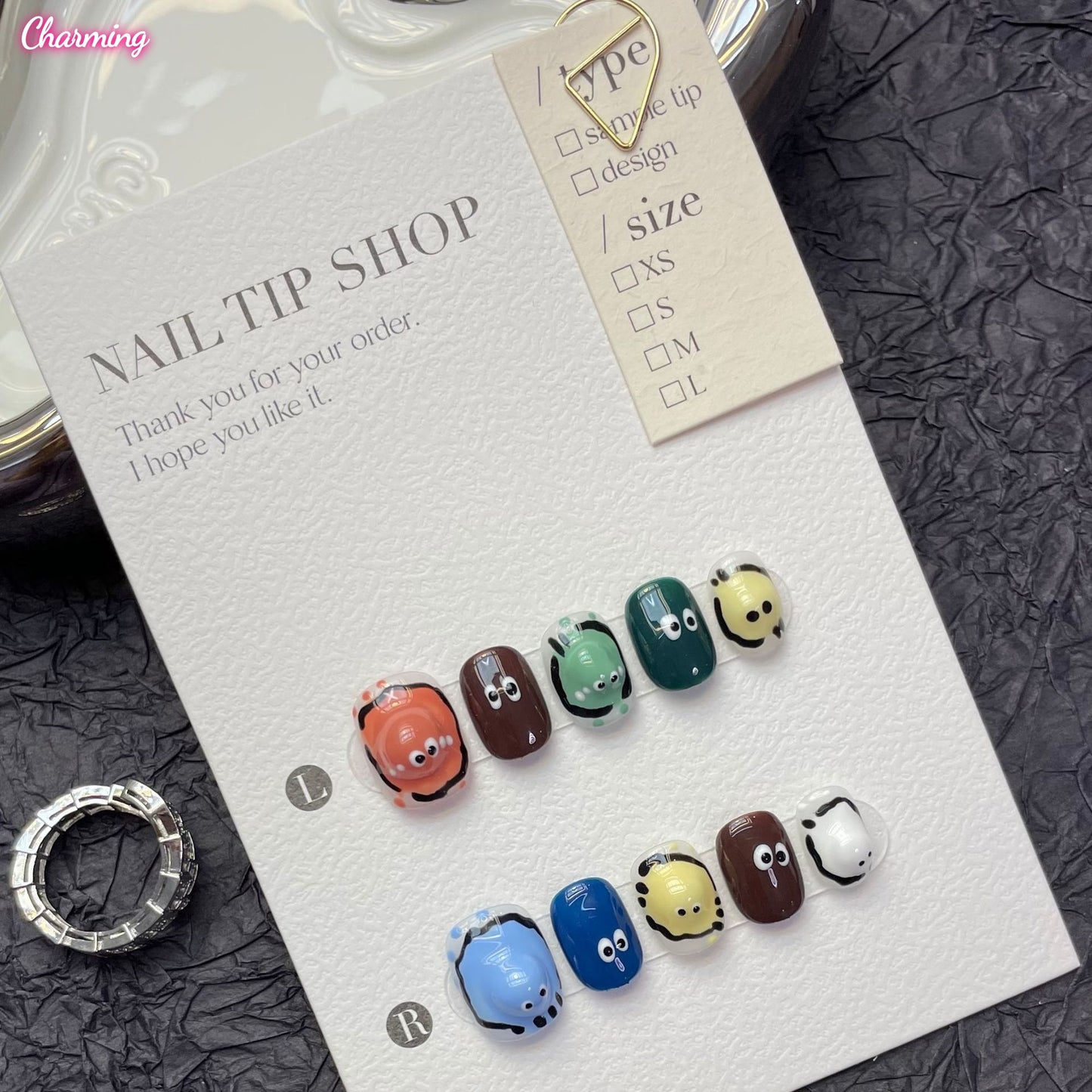 Quirky Cutie / Handmade Nails