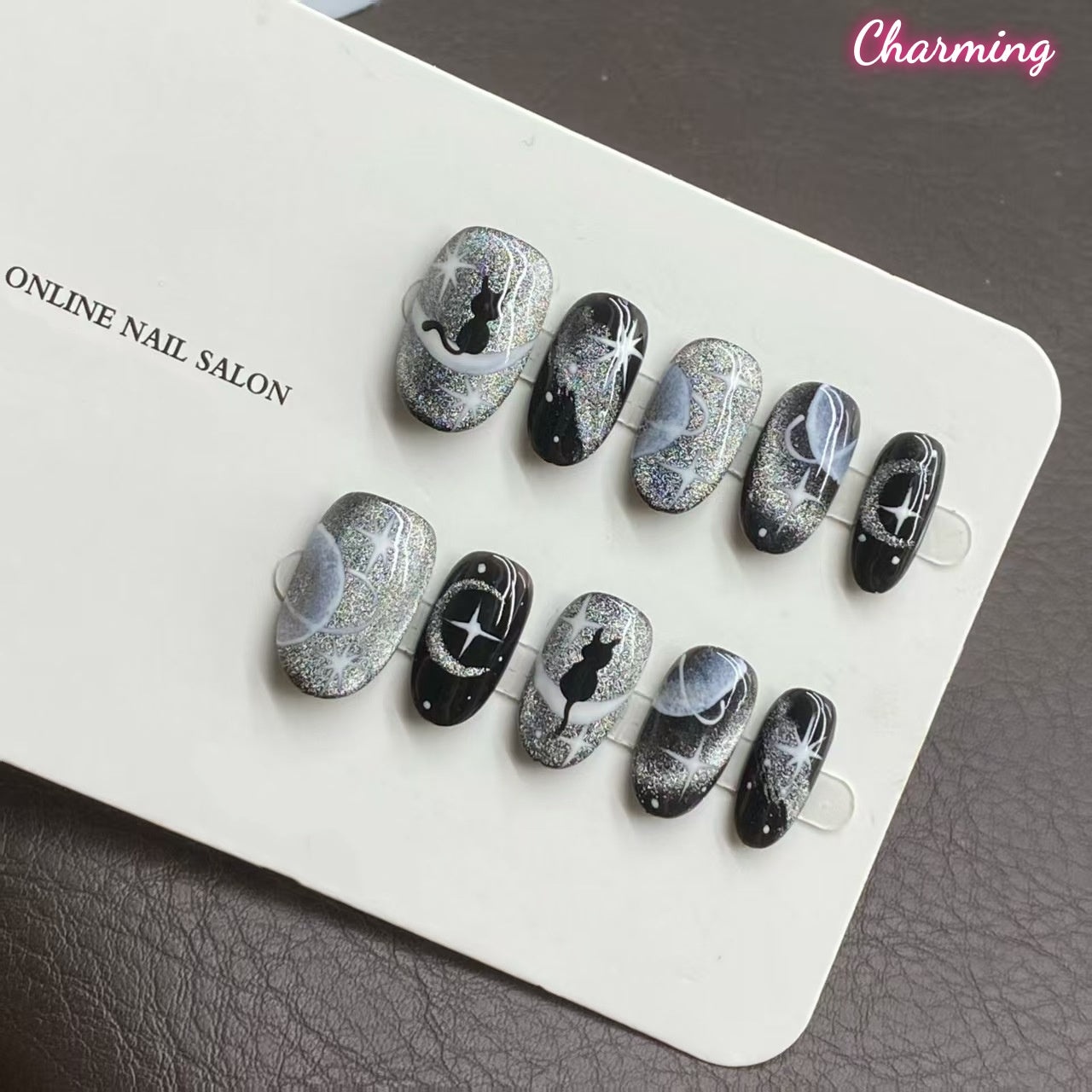 Moonlit Silhouette / Handmade Nails