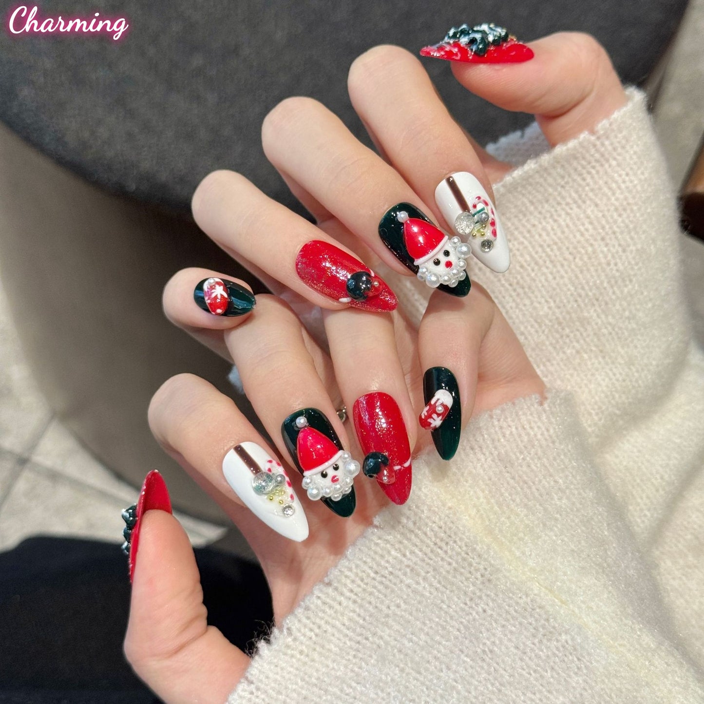 Wonderful Christmas / Handmade Nails