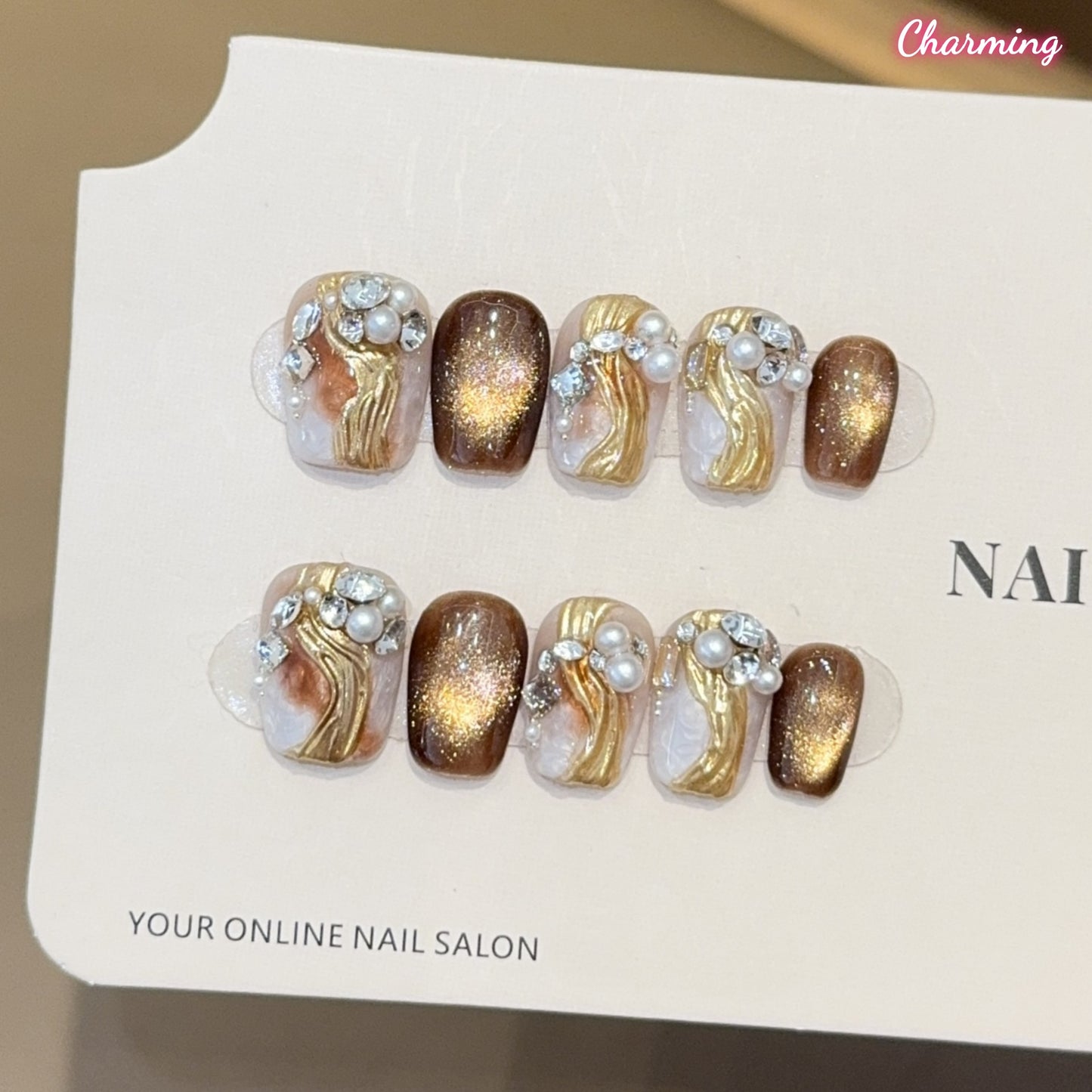 Gilded Haze / Handmade Nails