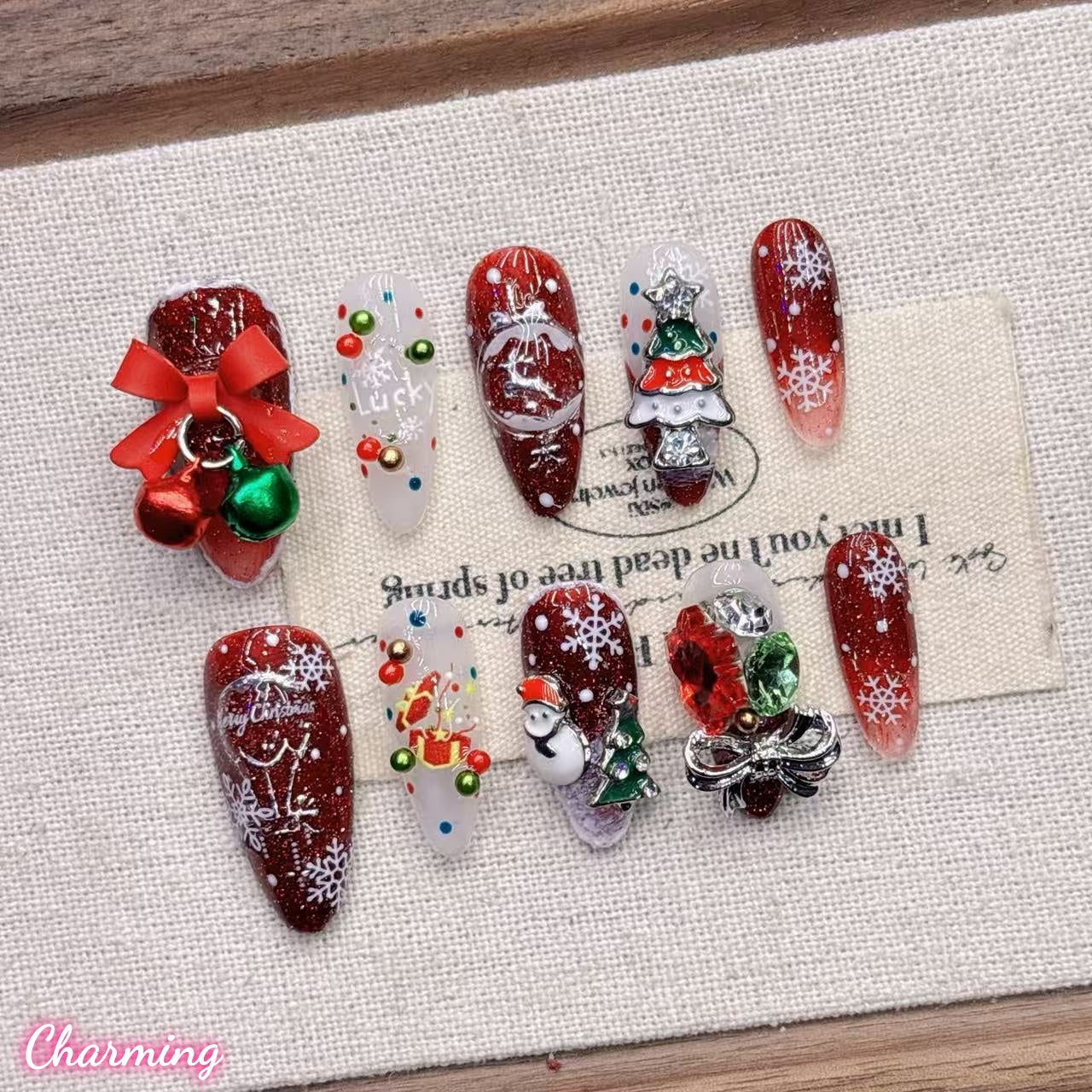 Festive Peal / Handmade Nails