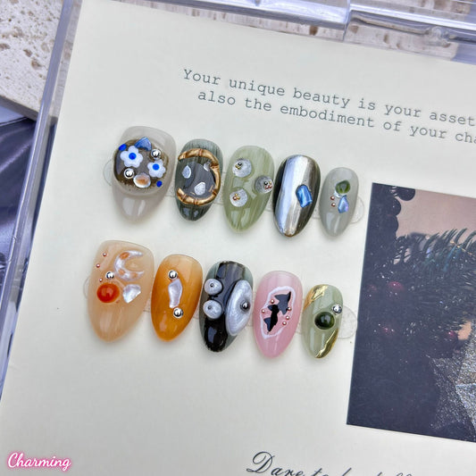 Impossible Geometry / Handmade Nails