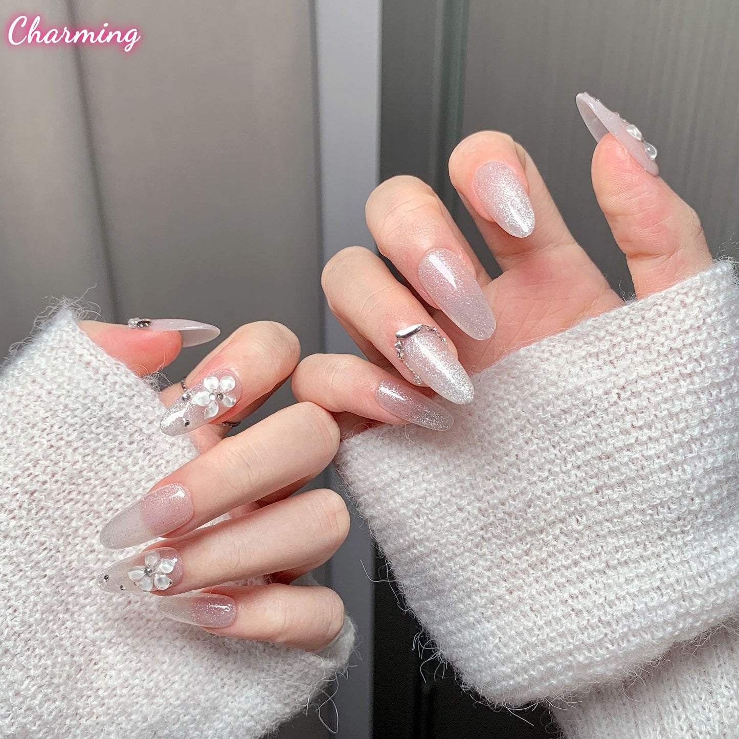Flower of Crystallization / Handmade Nails