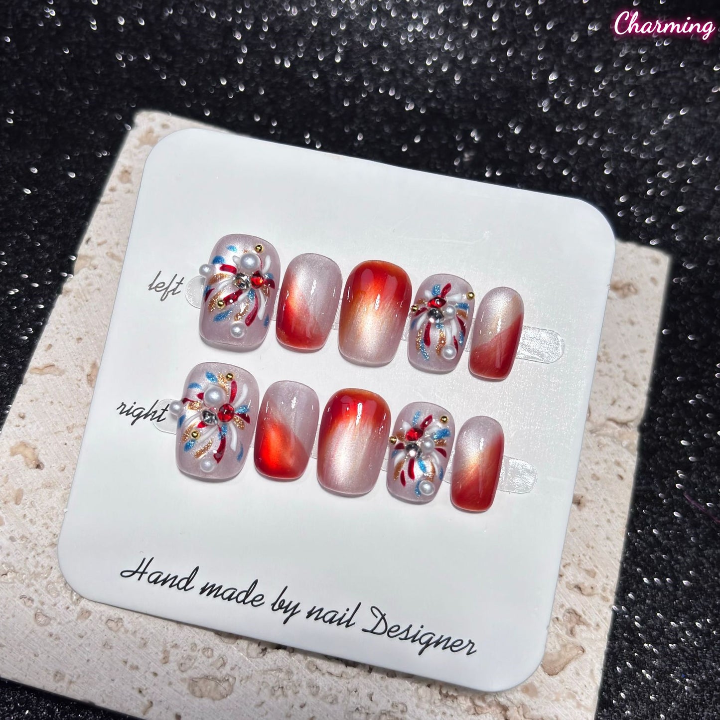 Dazzling Lights / Handmade Nails