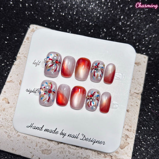 Dazzling Lights / Handmade Nails