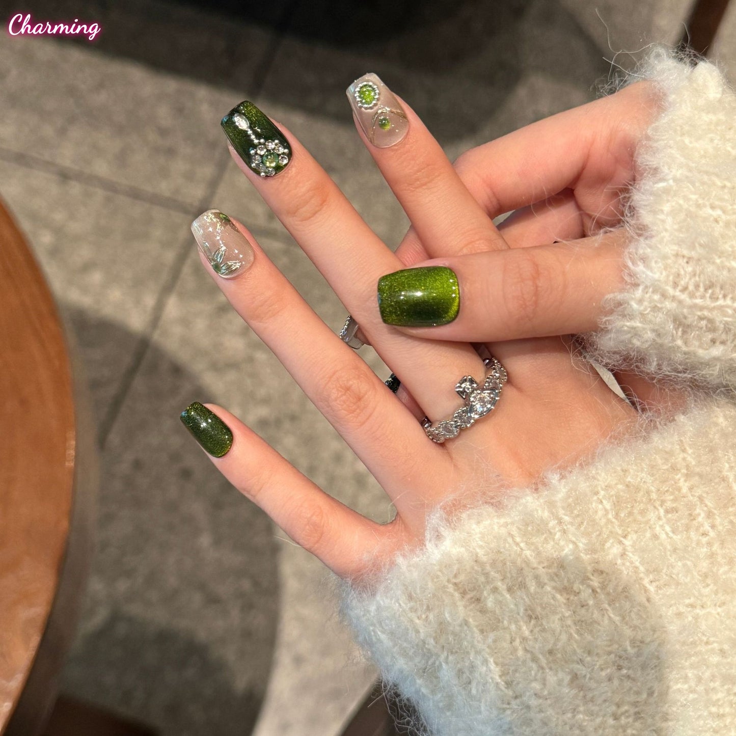 Moss Gem Myth / Handmade Nails