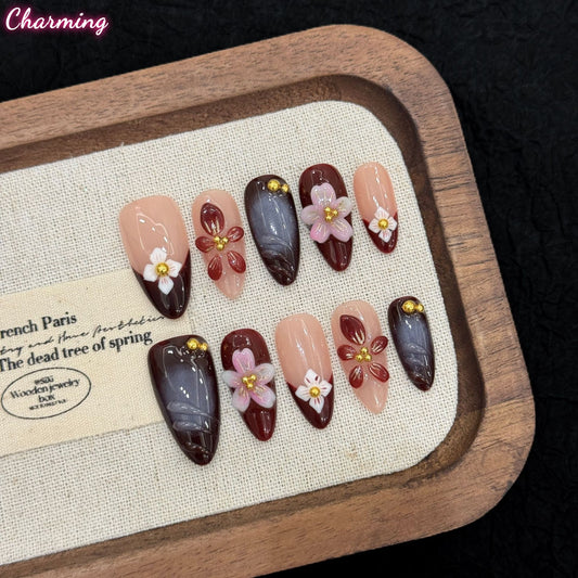 Autumn Whisper/ Handmade Nails