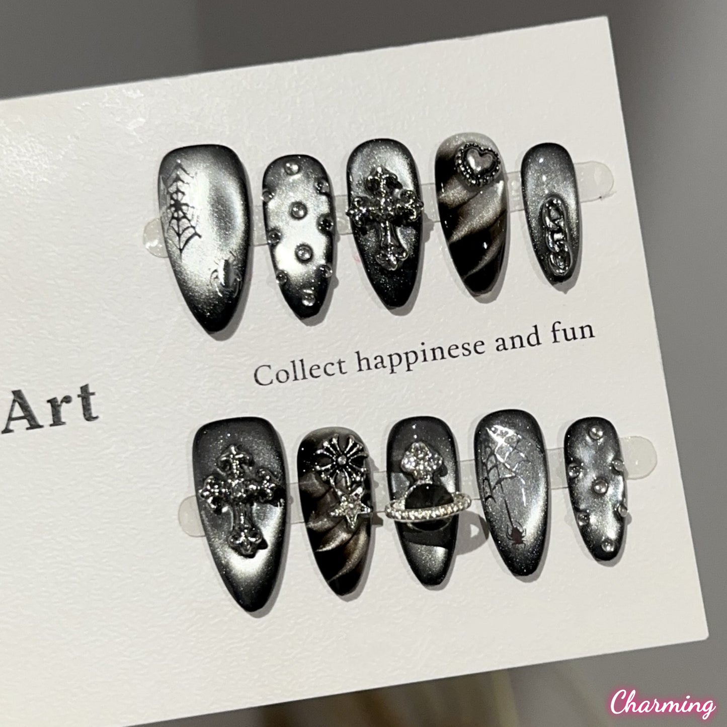 Moonless Night / Handmade Nails