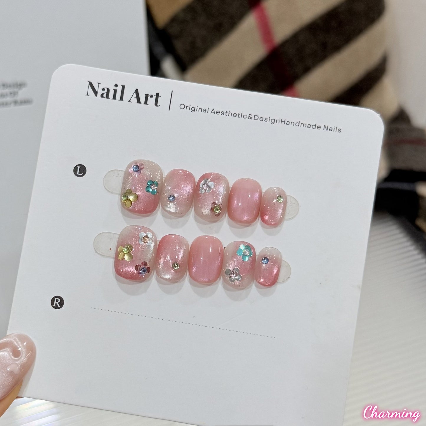Pastel Aura / Handmade Nails