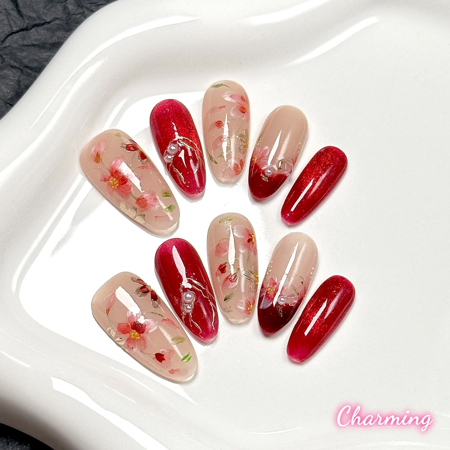 Crimsonblush / Handmade Nails