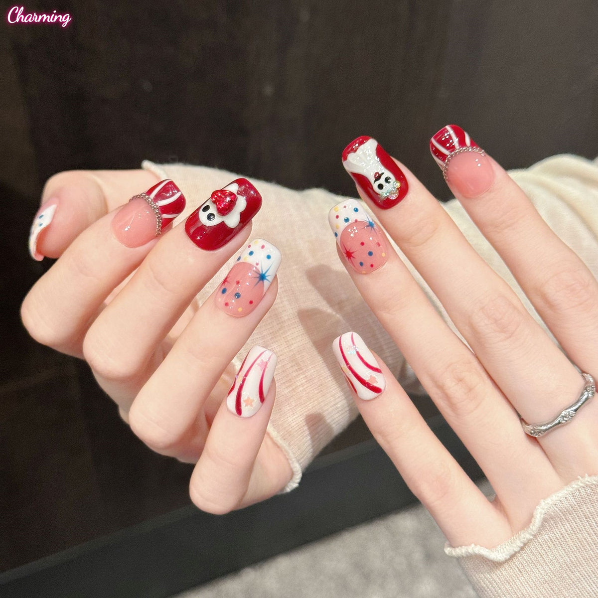 Rose Ghost / Handmade Nailsems