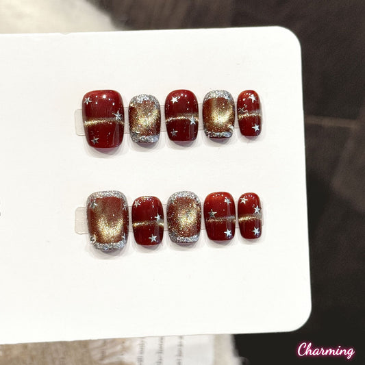 Iridescent / Handmade Nails