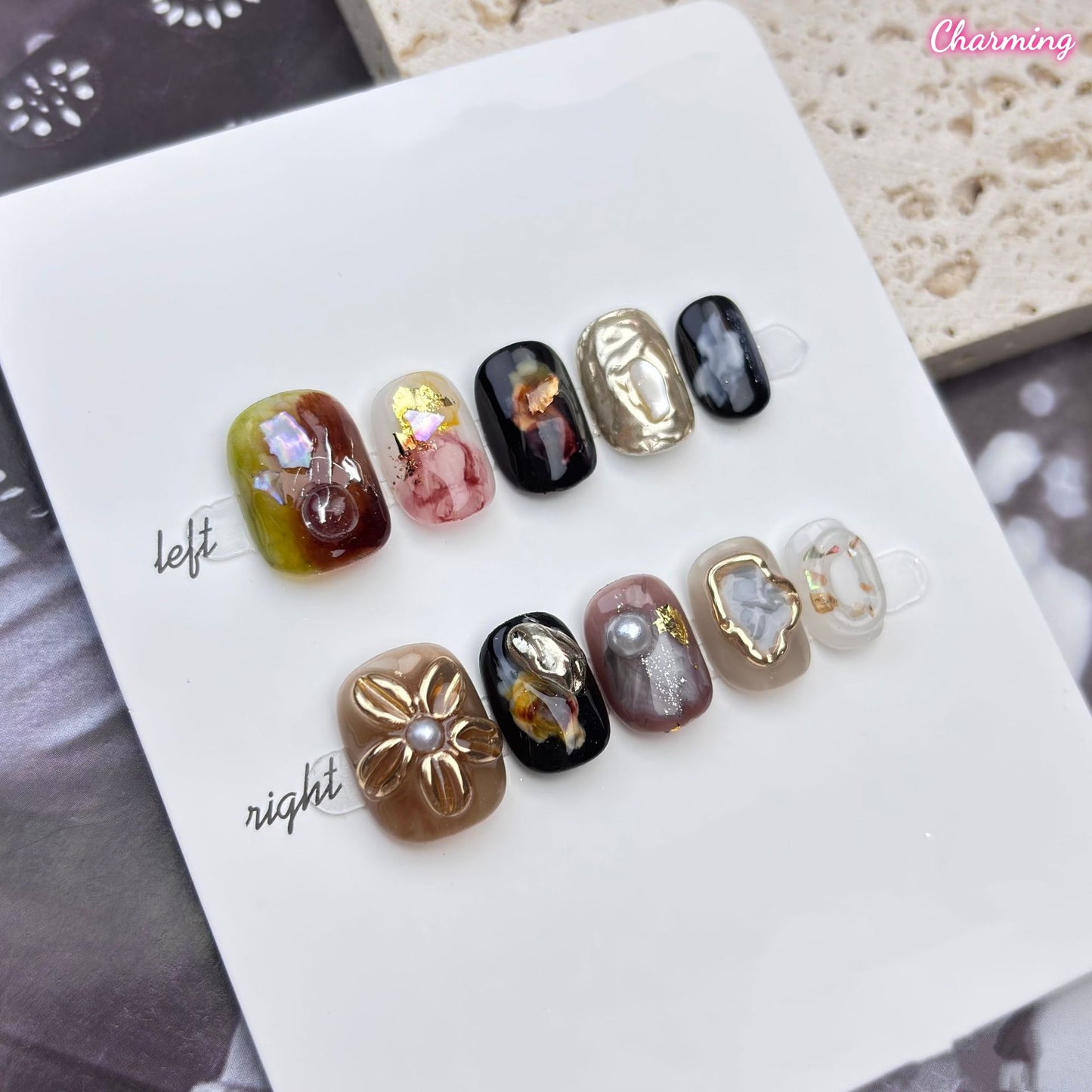 Dusty Horizon / Handmade Nails