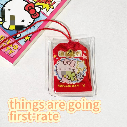 Embroidery Sanriooo Wishing Bag Charm