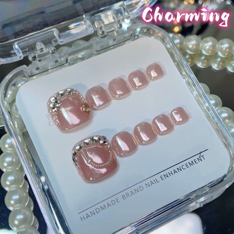 Pure Handmade Foot Nail Art-C